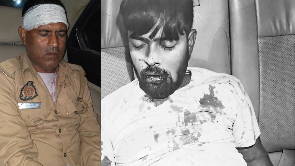 आगरा में ड्यूटी जा रहे होमगार्ड और बेटे पर फावड़े से हमला, वीडियो वायरल