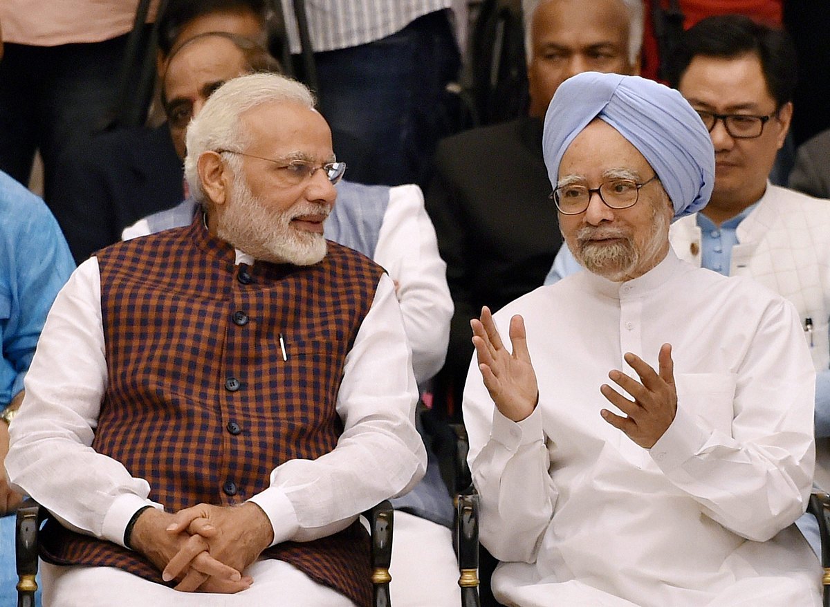 प्रधानमंत्री मोदी और पूर्व प्रधानमंत्री डॉ मनमोहन सिंह/ फोटो: पीटीआई