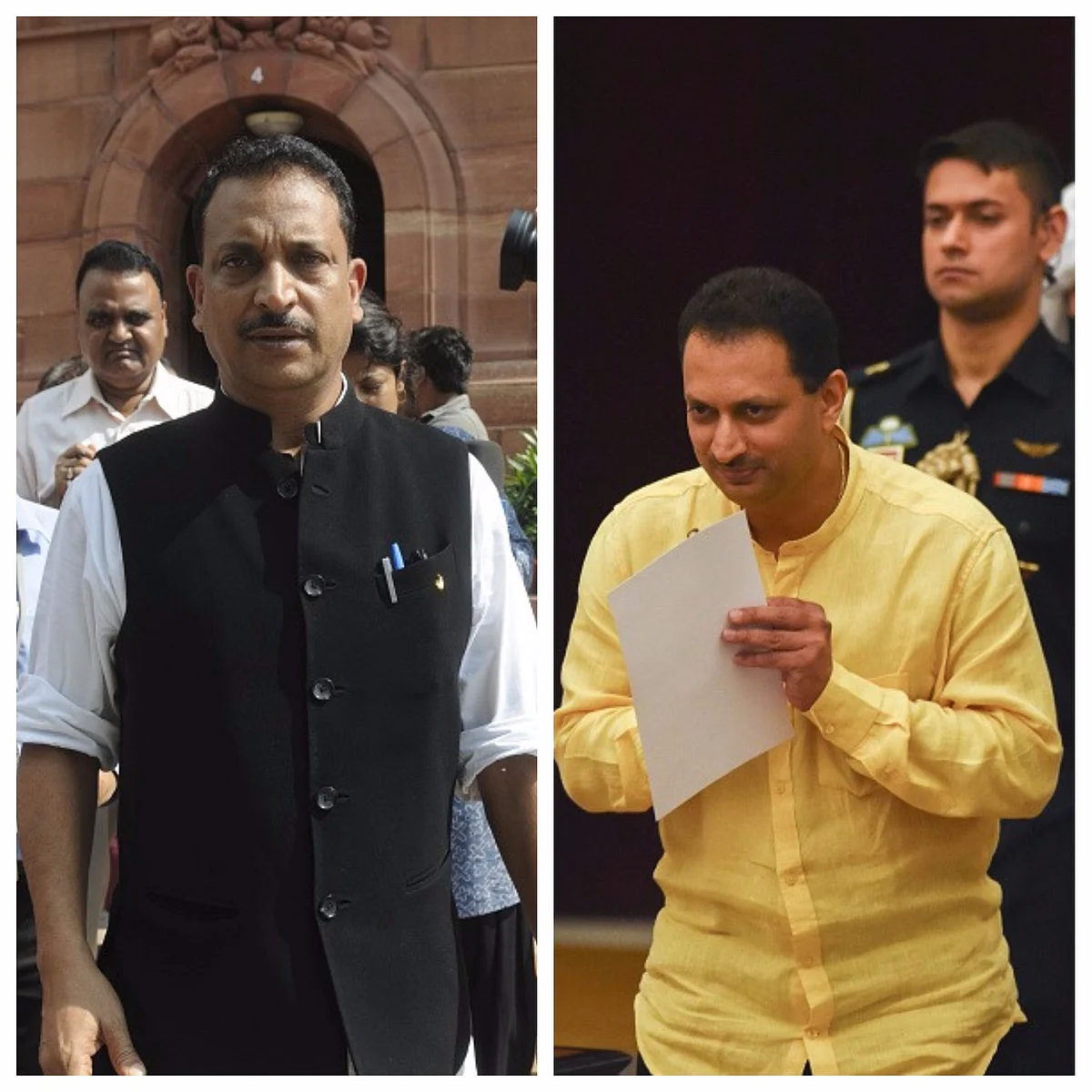 राजीव प्रताप रूड़ी और अनंत कुमार हेगड़े/ फोटो: Getty Images