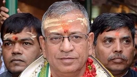 

बीएचयू के कुलपति गिरीश चंद्र त्रिपाठी/ फोटो: Twitter