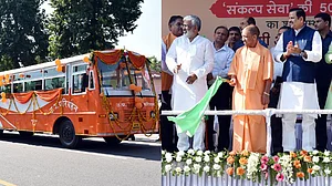 योगी की पोशाक से लेकर रोडवेज की बसों तक, अब सबकुछ भगवा है यूपी में