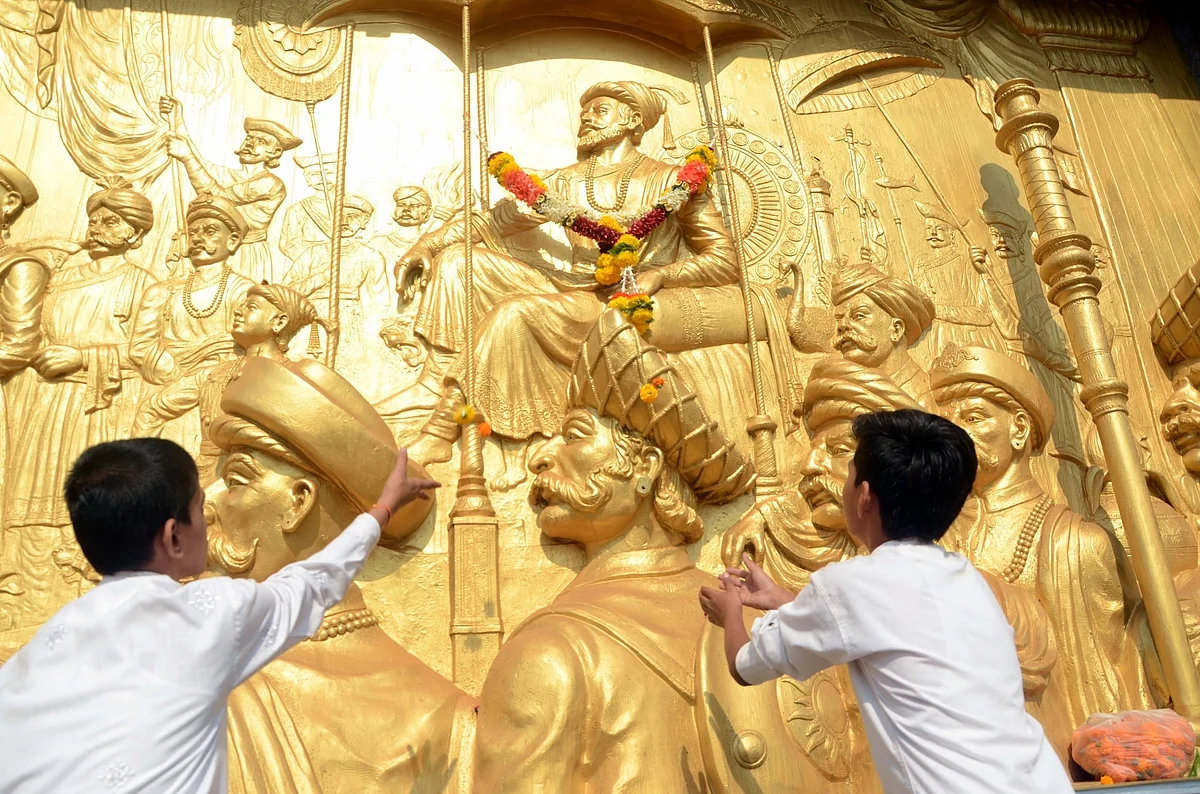 नीबू और संतरे से बने गणपति...