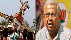 त्रिपुरा: चुनाव के बाद से हिंसा जारी, राज्यपाल ने लेनिन की मूर्ति गिराए जाने को ठहराया जायज