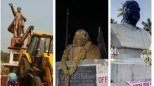 लेनिन गिरे, पेरियार टूटे, सब चुप रहे, लेकिन जब मुखर्जी पर पड़ी कालिख तो परेशान हो गए पीएम और उप-राष्ट्रपति