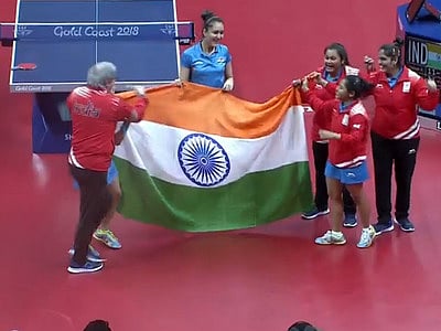 कॉमनवेल्थ गेम्स LIVE : भारतीय महिला टेबिल टेनिस टीम ने जीता स्वर्ण पदक
