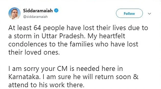 यूपी में आंधी-तूफान में कई लोगों की मौत: अखिलेश का बयान, ‘हमेशा के लिए कर्नाटक में अपना मठ बना लें सीएम योगी’