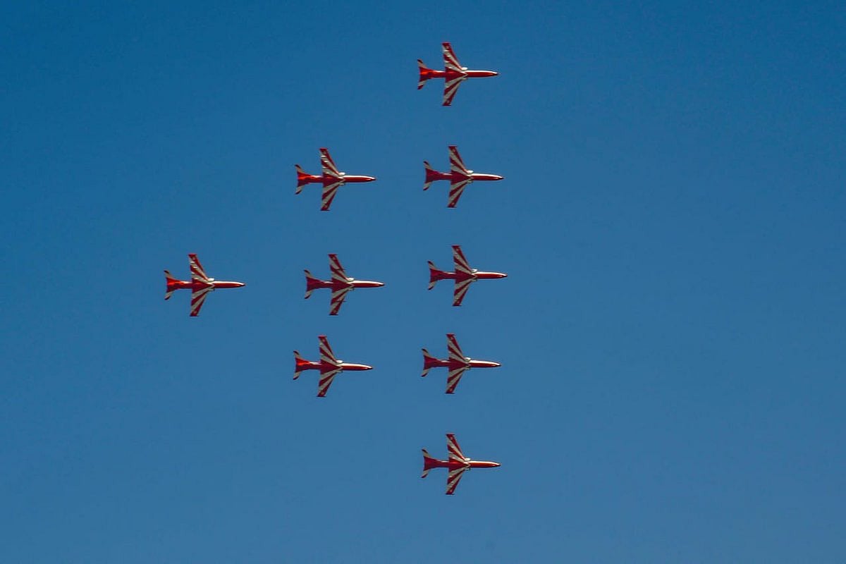 86वीं वर्षगांठ पर वायुसेना ने किया शौर्य का प्रदर्शन, राष्ट्रपति, पीएम मोदी और राहुल गांधी ने दी बधाई