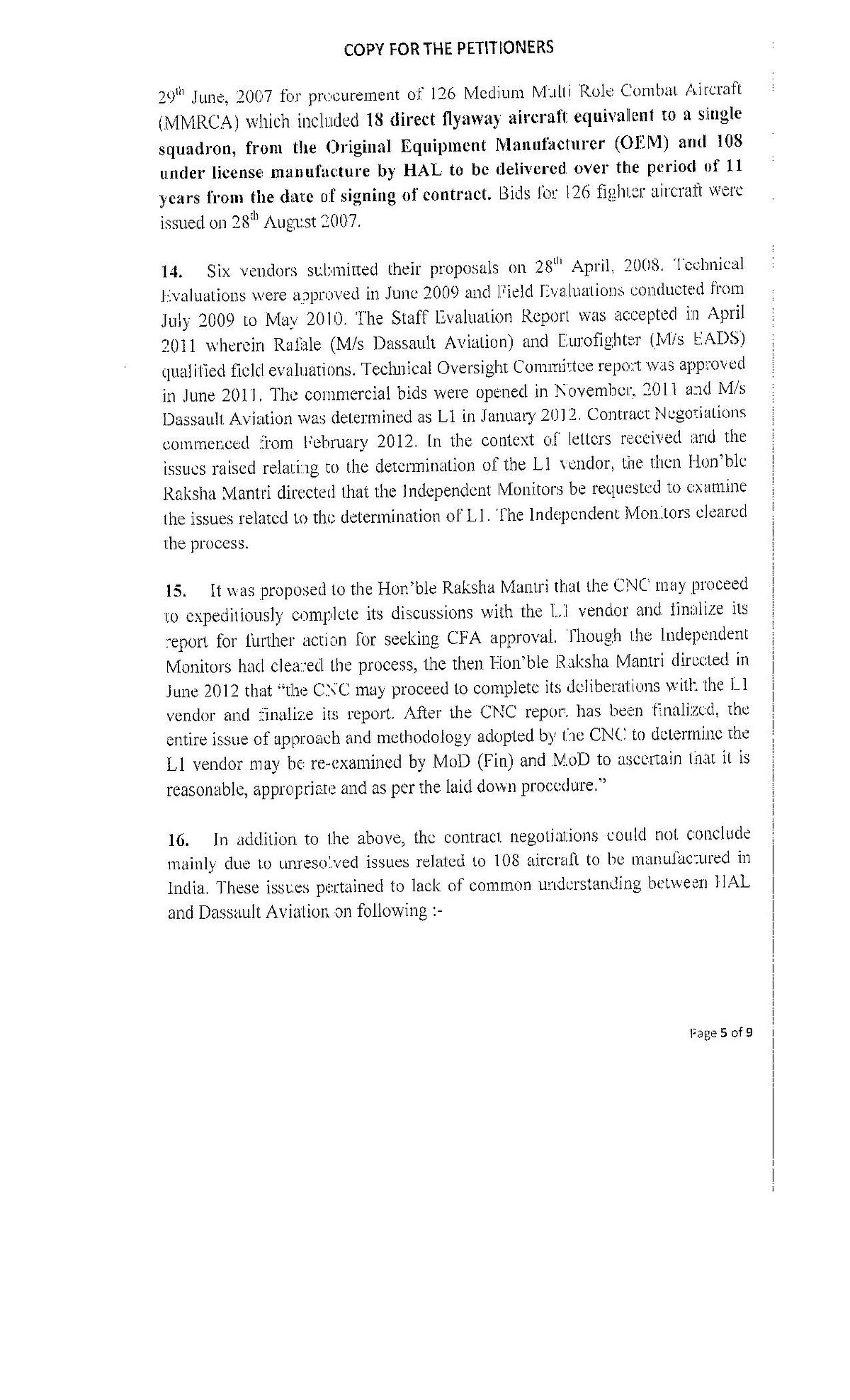 राफेल सौदा: सरकार ने सु्प्रीम कोर्ट को बताई 36 विमान खरीदने की वजह, लेकिन अनिल अंबानी और  कीमत पर खामोश