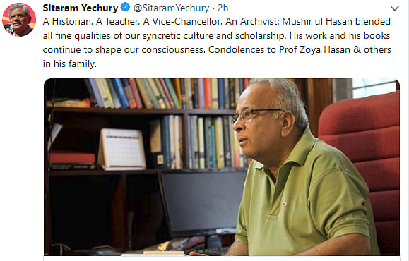  नहीं रहे इतिहासकार प्रोफेसर मुशीरुल हसन, 69 वर्ष की उम्र में ली आखिरी सांस