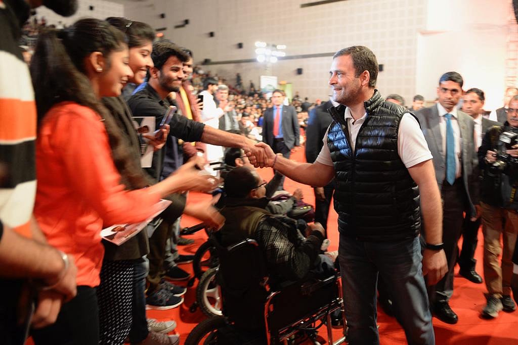 दिल्ली: छात्रों से संवाद में राहुल बोले, देश में नौकरियों की कमी के चलते बढ़ रहा गुस्सा, नहीं मान रही सरकार