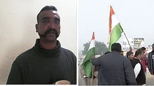 पाकिस्तान से लौट रहा है भारत का जांबाज सपूत, अभिनंदन के स्वागत में तिरंगे के साथ वाघा बॉर्डर पर उमड़ा जनसैलाब