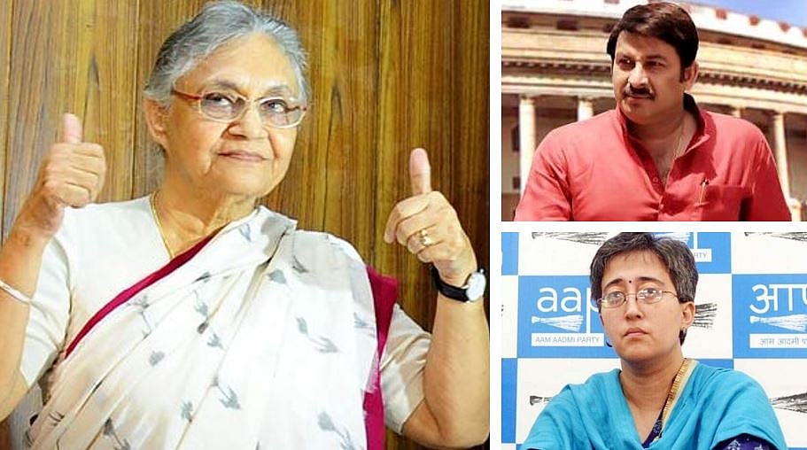 दिल्ली: मुकाबला त्रिकोणीय भले ही दिखे, लेकिन असली लड़ाई है कांग्रेस-बीजेपी के बीच