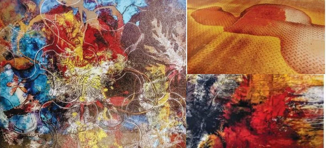 दिल्ली में कलात्मक चित्रों की अनोखी प्रदर्शनी, कचरे से प्रेरित कलाकृतियों में दंगे और गरीबी का दर्द छलका