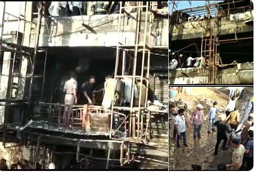 गुजरात: सूरत के तक्षशिला कॉम्प्लेक्स में लगी भीषण आग, 19 की मौत,  जान बचाने के लिए इमारत से कूदे बच्चे