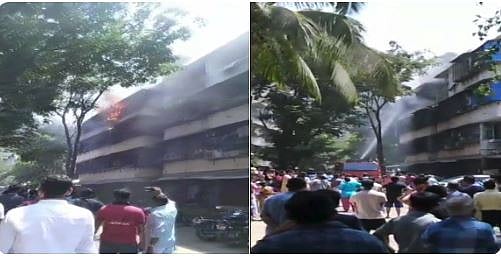 मुंबई के दादर पुलिस स्टेशन परिसर में लगी भीषण आग, मची अफरातफरी, आग की चपेट में आने से 15 साल की लड़की की मौत