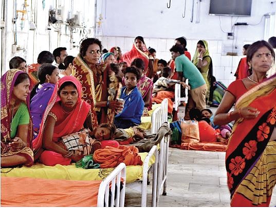 मुजफ्फरपुर में मर रहे बच्चों का गुनाह सिर्फ इतना है कि वे महादलित हैं