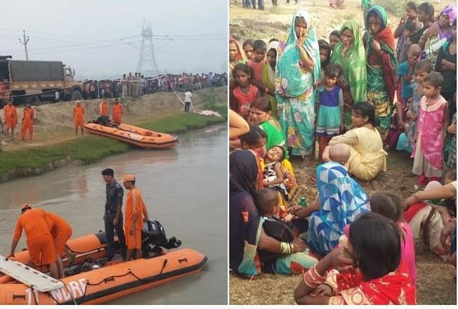 लखनऊ में बड़ा सड़क हादसा, इंदिरा नहर में गिरा बारातियों से भरा पिकअप, 7 बच्चे बहे, सर्च ऑपरेशन जारी