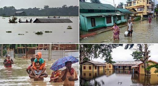 देश का आधा हिस्सा बारिश और बाढ़ की चपेट में, कहीं सड़कें जलमग्न तो कहीं डूब गए पूरे गांव, जनजवीन अस्त व्यस्त