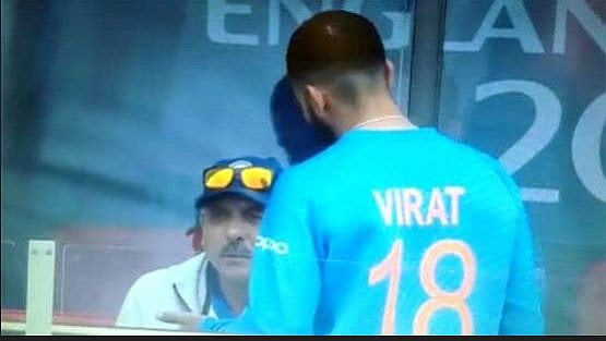 इस वजह से मैच के दौरान कोच रवि शास्त्री पर  भड़क गए कोहली? वायरल हुआ वीडियो