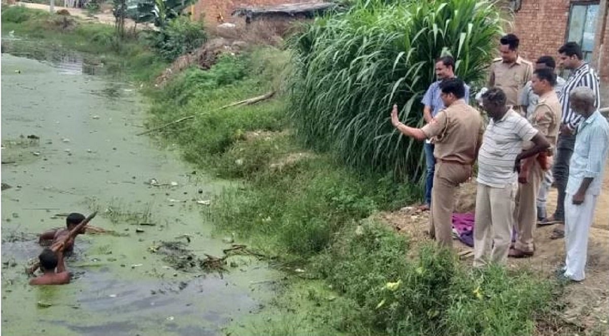 योगीराज में दिल दहलाने वाली घटना, गरीबी से परेशान पिता ने 20 दिन की जुड़वां बेटियों को तालाब में फेंका, हुई मौत