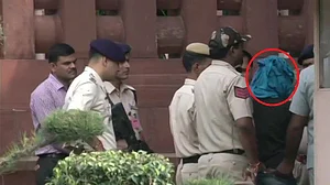 संसद भवन में चाकू लेकर घुसने की कोशिश कर रहा युवक पकड़ा गया, सामने आई तस्वीरें