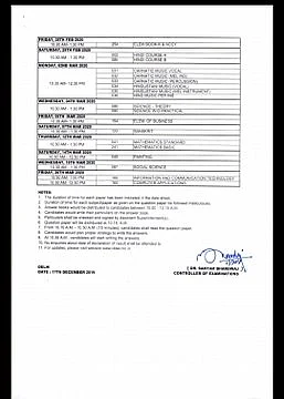 CBSE परीक्षा 2020: 10वीं और 12वीं बोर्ड परीक्षा का कार्यक्रम जारी, 15 फरवरी से पेपर शुरू, देखें पूरी डेटशीट
