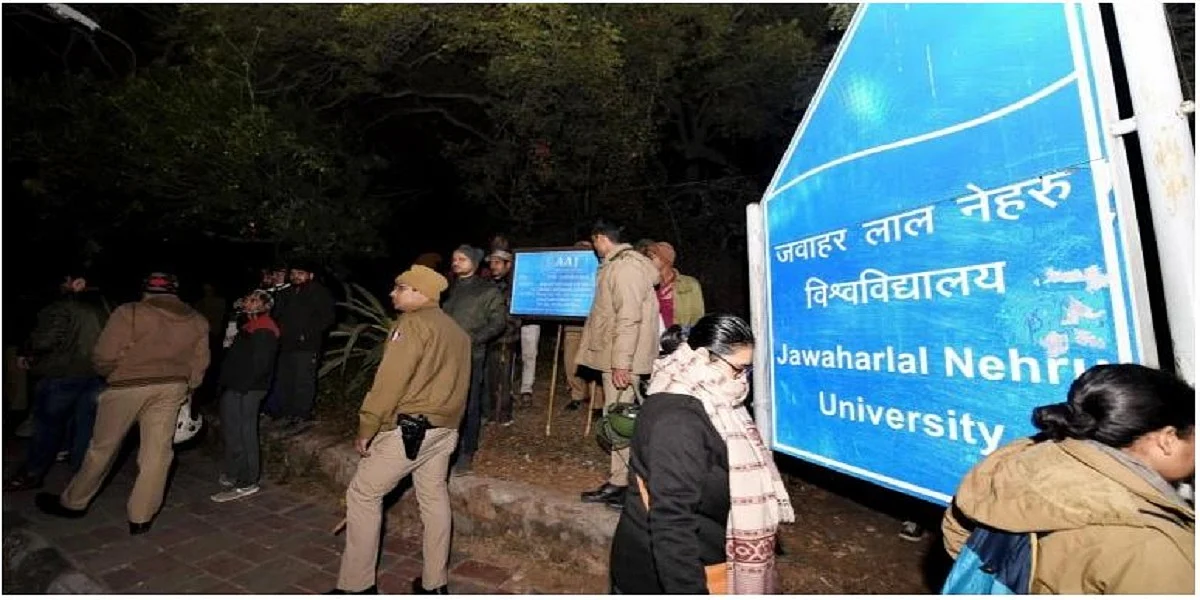 जेएनयू हमलाः दिल्ली पुलिस की पोल उसी के दावे खोल रहे, हमलावरों के घिर जाने पर मौके से निकाला