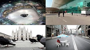 कोरोना के खौफ से दुनिया के कई महानगर वीरान, मक्का समेत कई शहरों में पसरा सन्नाटा