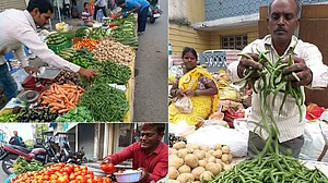 एक घोषणा और घबराहट में खरीदारी करने दौड़ पड़े लोग, आवक बढ़ने के बावजूद महंगी हुईं सब्जियां