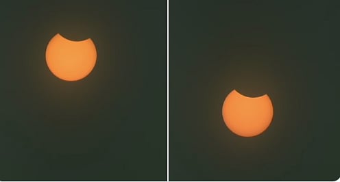 साल का सबसे बड़ा सूर्य ग्रहण लगा, दिल्ली, मुंबई, अहमाबाद और जम्मू समेत कई जगहों से आईं तस्वीरें, देखें