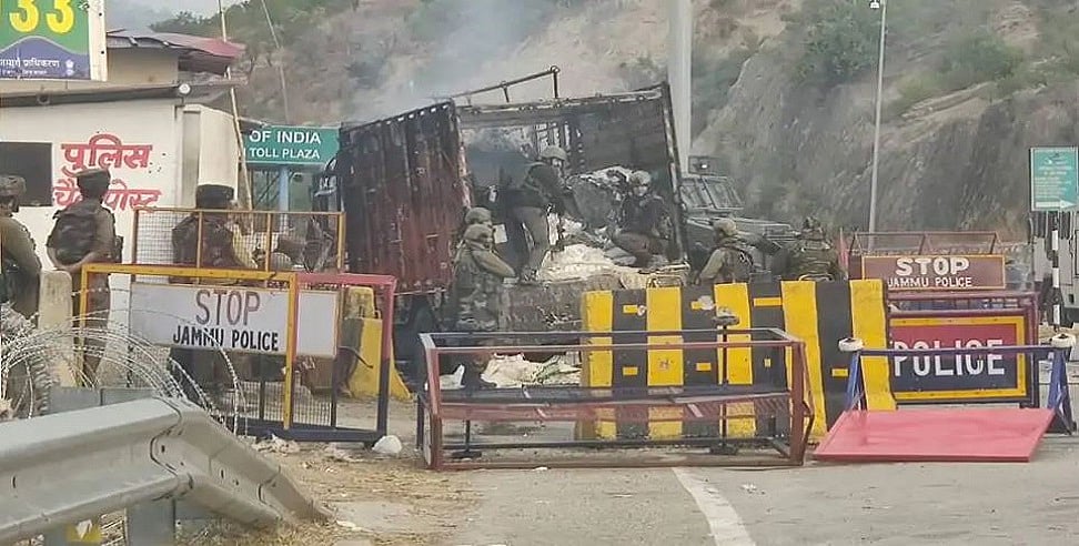 जम्मू-कश्मीर के नगरोटा में सुरक्षा बलों से मुठभेड़ में 4 आतंकी ढेर, ट्रक में सवार होकर जा रहे थे आतंकवादी