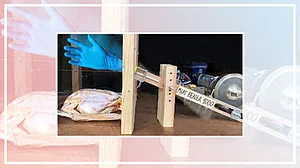 आग में नहीं बल्कि थप्पड़ मारकर चिकन बनाता है ये शख्स, वीडियो देख आपका भी सिर चकरा जाएगा!