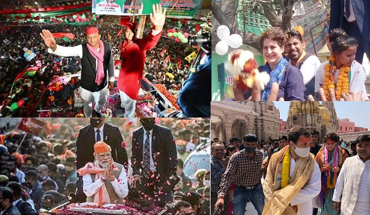 पूर्वांचल के रण को भेदने के लिए मोदी, अखिलेश, राहुल-प्रियंका उतरे काशी की सड़कों पर, किसके हाथ लगेगी बाजी
