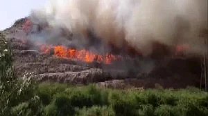 BJP की लापरवाही, भ्रष्टाचार के कारण भलस्वा लैंडफिल पर लगी महीने की चौथी भीषण आग: 'आप'