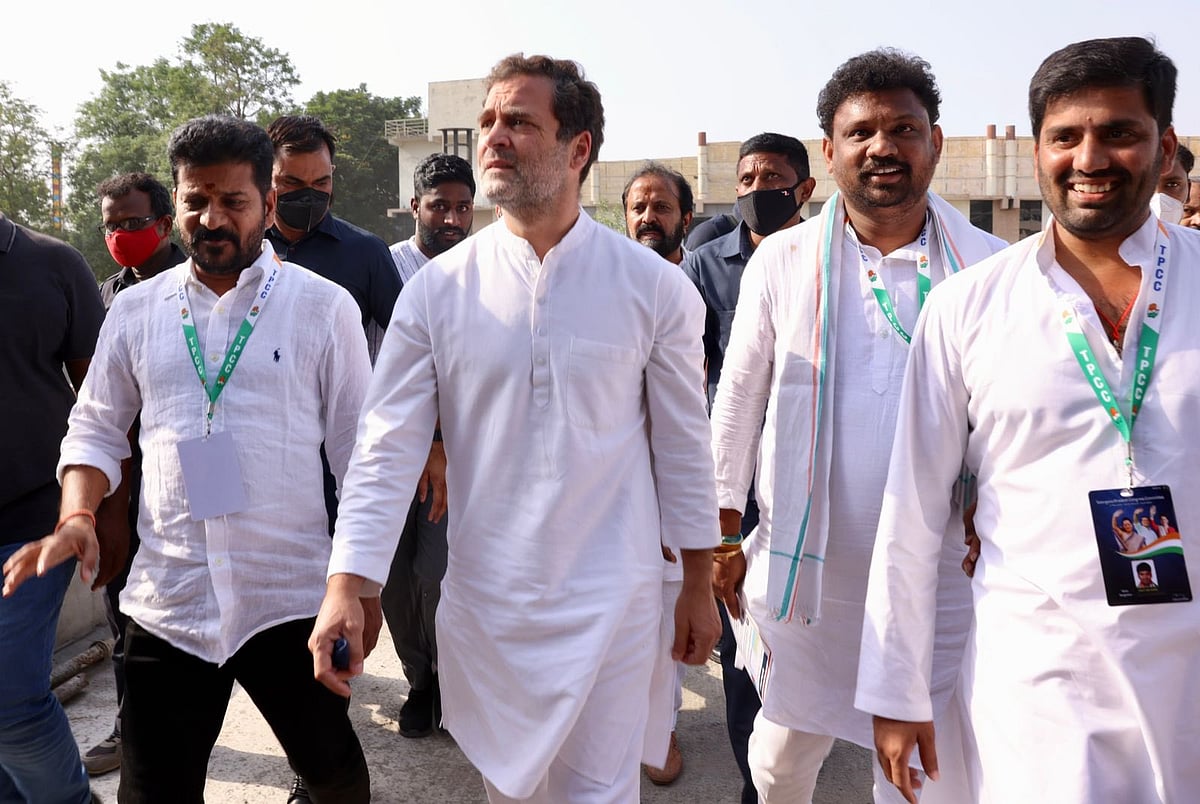 हैदराबाद में बोले राहुल गांधी- कांग्रेस पार्टी एक परिवार, जनता के लिए लड़ने वालों को मिलेगा टिकट