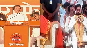 उद्धव की गर्जना ने भर दिया 'असली' शिवसेना में जोश, तमाम प्रतीकों के बावजूद शिंदे नहीं छोड़ पाए कोई छाप