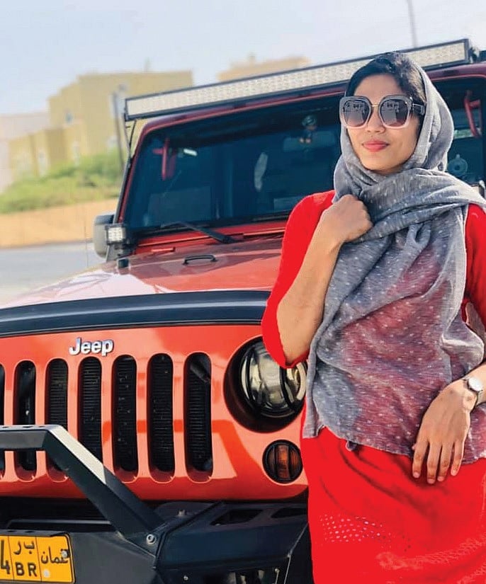 पांच साल के बच्चे की मां नाज़़ी नौशी फाइनल देखने केरल से अकेले कतर जा रही हैैं