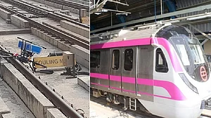 दिल्ली मेट्रो के मैजेंटा लाइन पर मेडिकल सप्लाई ले जा रहा ड्रोन गिरा, कुछ देर के लिए बाधित हुई सेवा