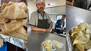 सावधान! ट्रेन में आपकी जिंदगी से खिलवाड़, राजधानी ट्रेन में ढाई साल की बच्ची को परोसे गए आमलेट में निकला कॉकरोच