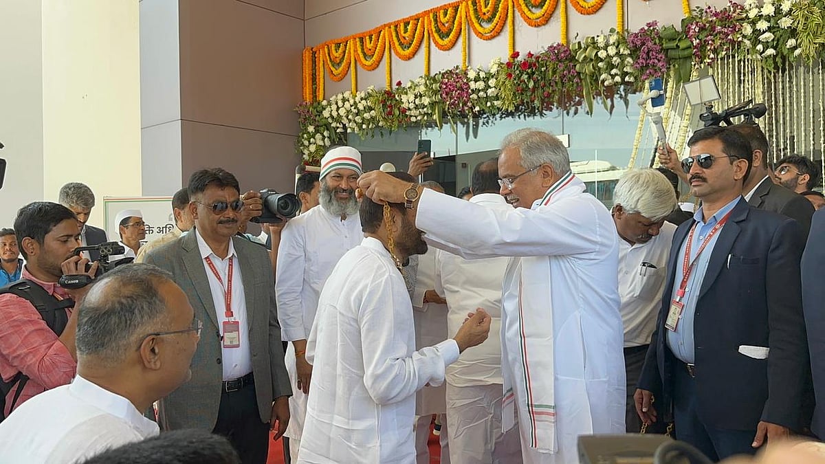 कांग्रेस महाधिवेशन: छत्तीसगढ़ के सीएम भूपेश बघेल ने कांग्रेस नेताओं का किया स्वागत, देखें तस्वीरें