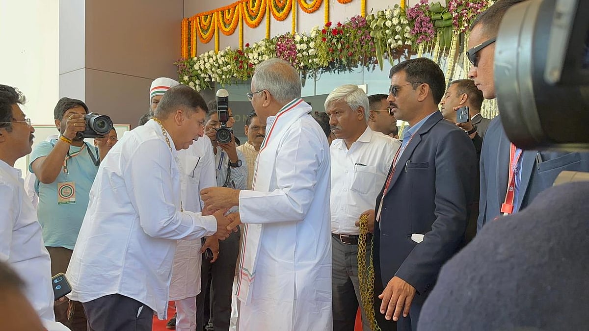 कांग्रेस महाधिवेशन: छत्तीसगढ़ के सीएम भूपेश बघेल ने कांग्रेस नेताओं का किया स्वागत, देखें तस्वीरें