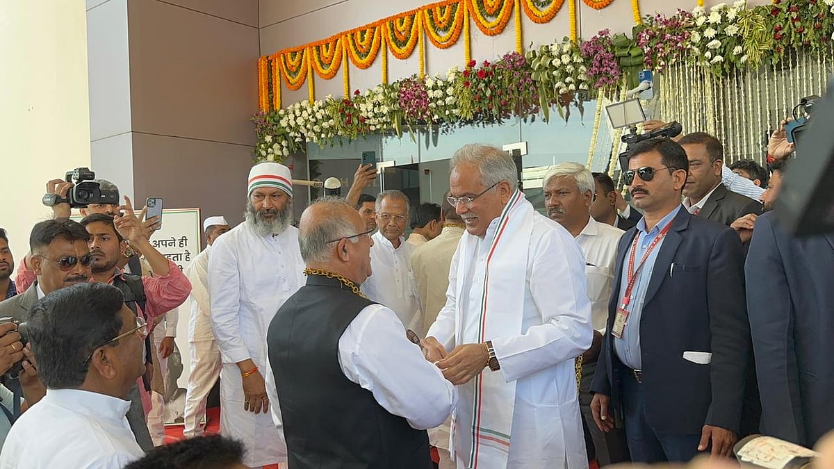 कांग्रेस महाधिवेशन: छत्तीसगढ़ के सीएम भूपेश बघेल ने कांग्रेस नेताओं का किया स्वागत, देखें तस्वीरें