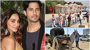 Sidharth-Kiara Wedding : सिड-कियारा को लगी हल्दी, शादी की रस्में शुरू