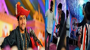 बाबा रे बाबा! बागेश्वर धाम वाले धीरेंद्र शास्त्री के भाई का ये रूप, हाथ में कट्टा, मुंह पर गाली, शादी समारोह में बवाल