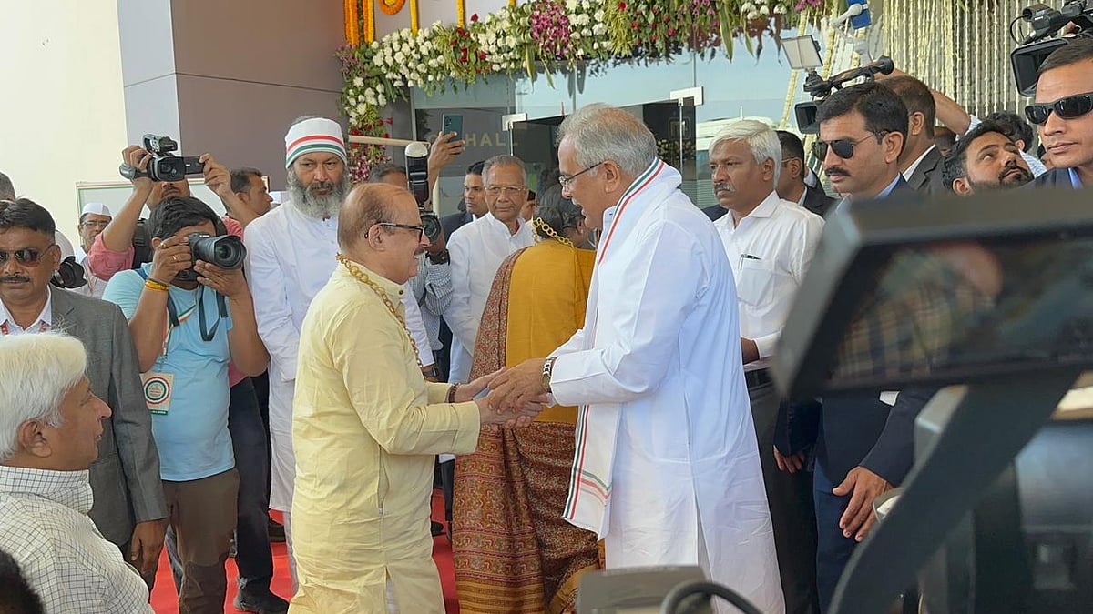 कांग्रेस महाधिवेशन: छत्तीसगढ़ के सीएम भूपेश बघेल ने कांग्रेस नेताओं का किया स्वागत, देखें तस्वीरें