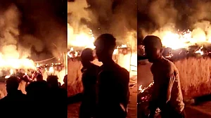 यूपी के कानपुर में दर्दनाक हादसा! झोपड़ी में आग लगने से एक ही परिवार के 3 बच्चों समेत 5 लोगों की जिंदा जलकर मौत