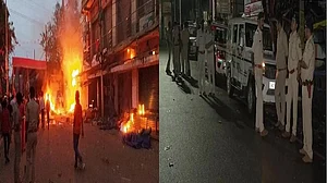 बिहार के सासाराम में आज सुबह फिर हुई बमबाजी, एसएसबी जवानों ने किया फ्लैगमार्च, इलाके की बढ़ाई गई सुरक्षा