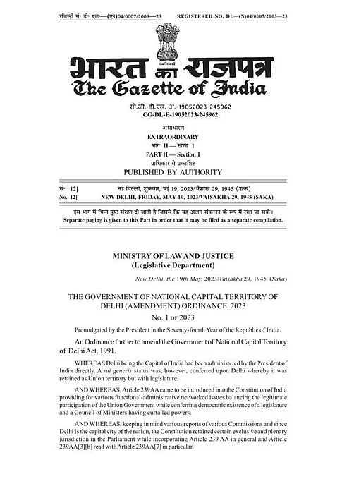दिल्ली का बॉस कौन? केंद्र ने नया अध्यादेश लाकर LG को फिर बनाया ताकतवर, SC के फैसले को पलटा