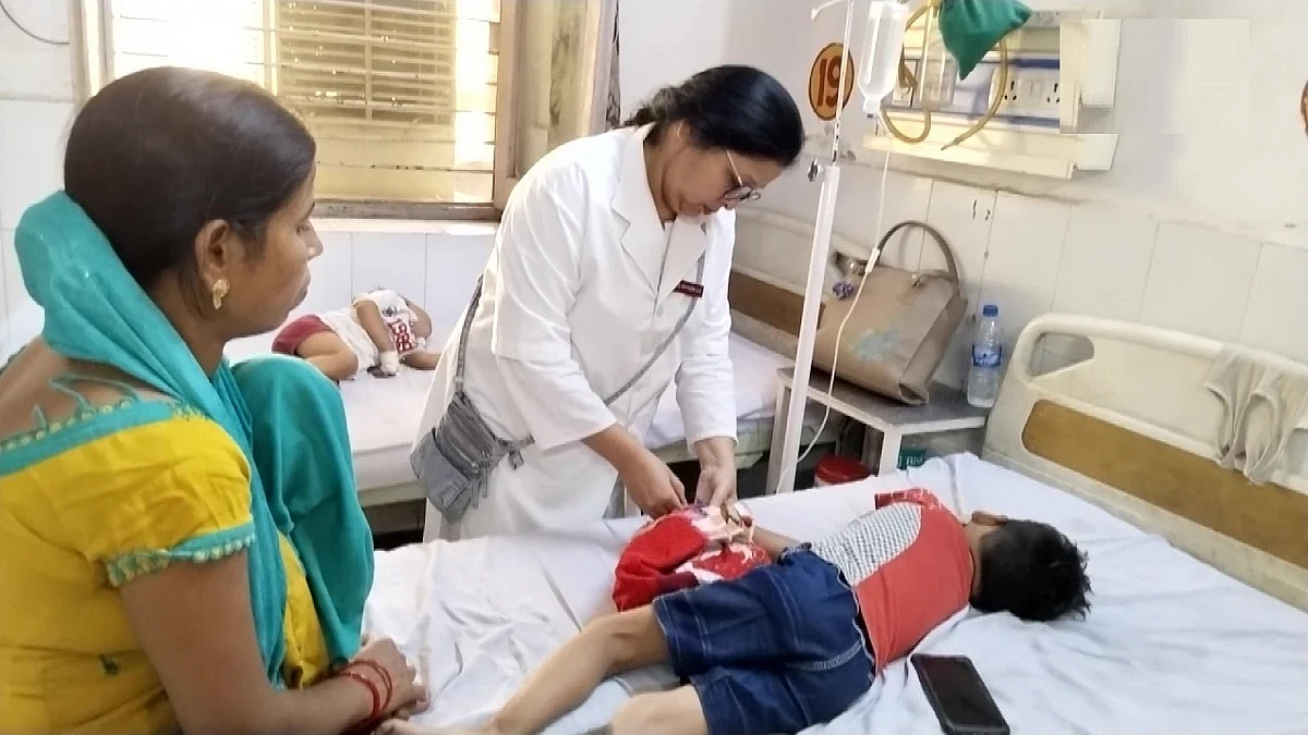 उत्तर प्रदेश में डायरिया के मरीजों की संख्या बढ़ी।