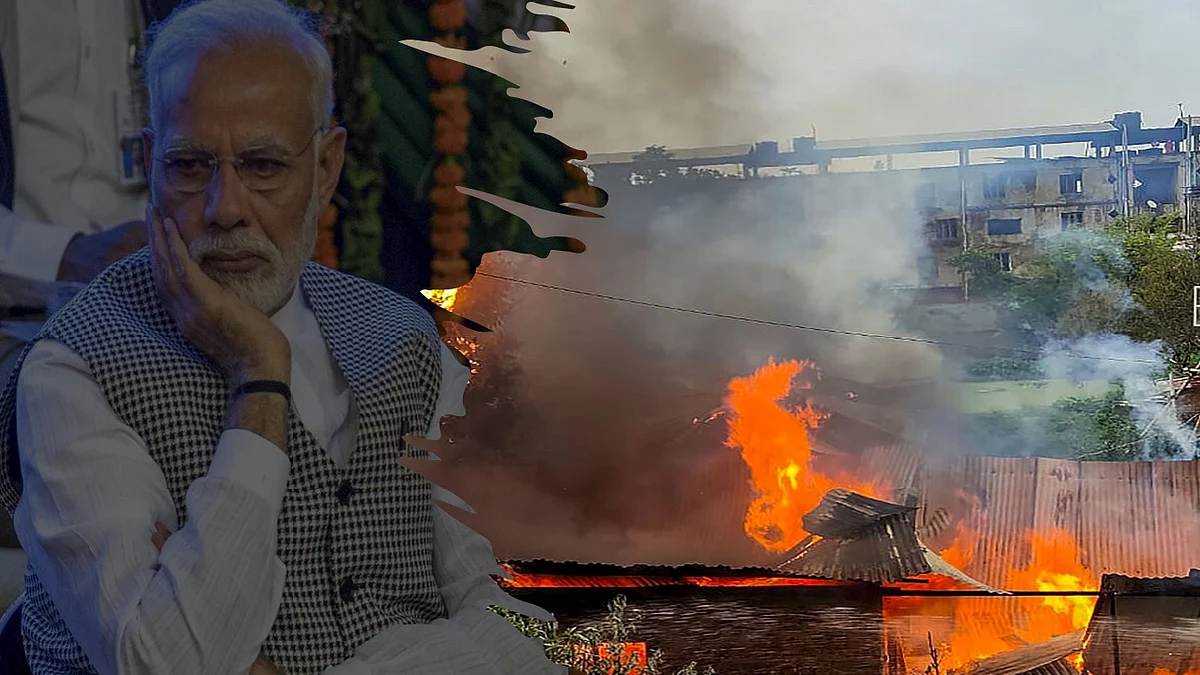 मणिपुर में 45 दिनों से हिंसा जारी है, लेकिन प्रधानमंत्री खामोश हैं